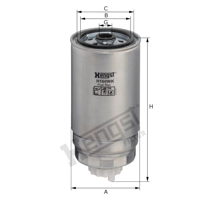 Drivstoffilter Mercruiser H160WK